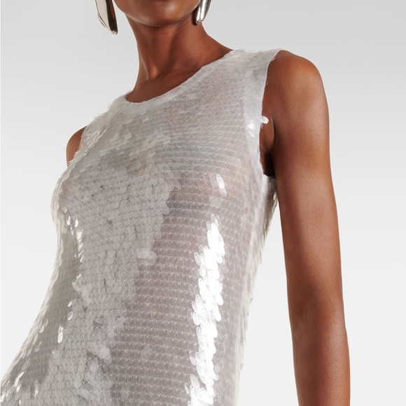 Norma Kamali - Sequin Sheer Maxi Dress - Picture 4 of 5